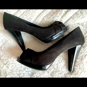 Fioni black heels size 9W